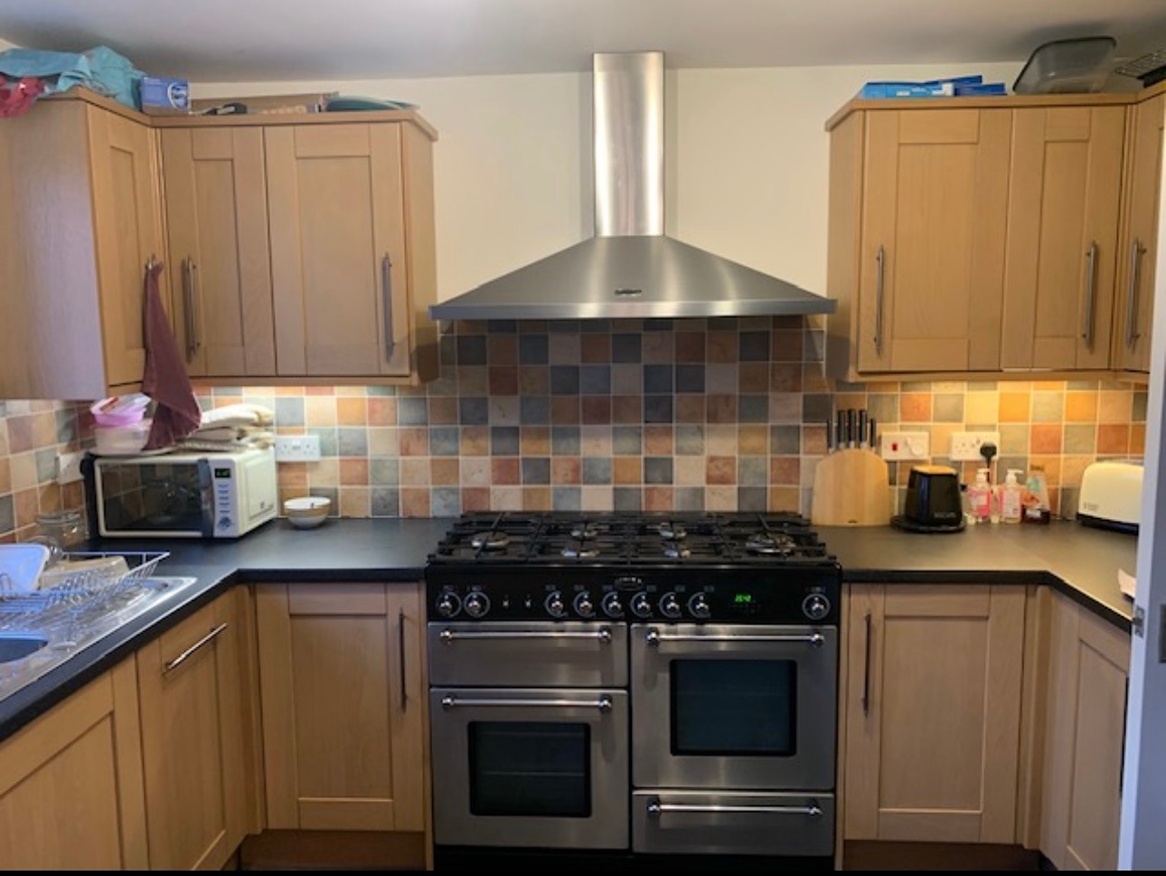 Before photo of kitchen makeover