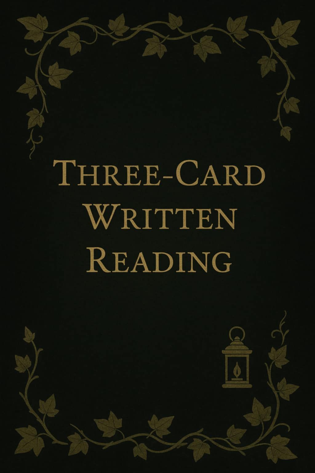 Three-Card Written Reading