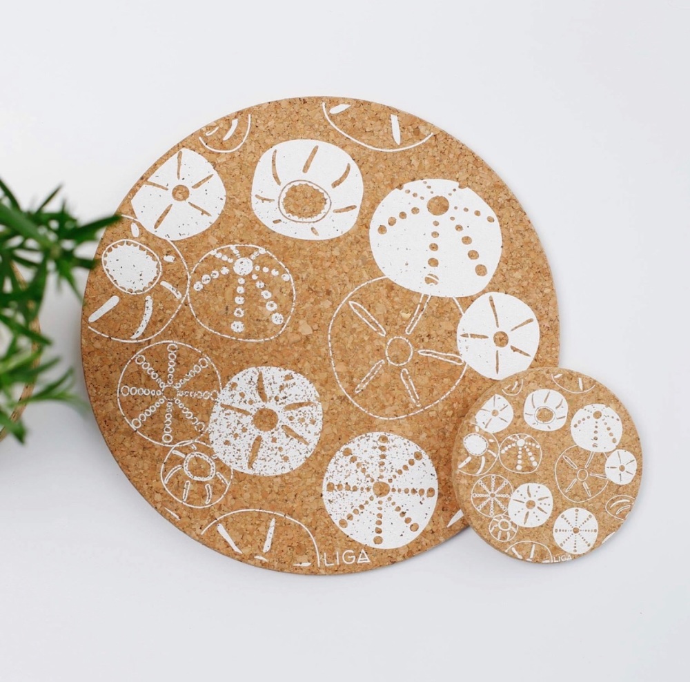 Printed Cork Table Mats And Coasters