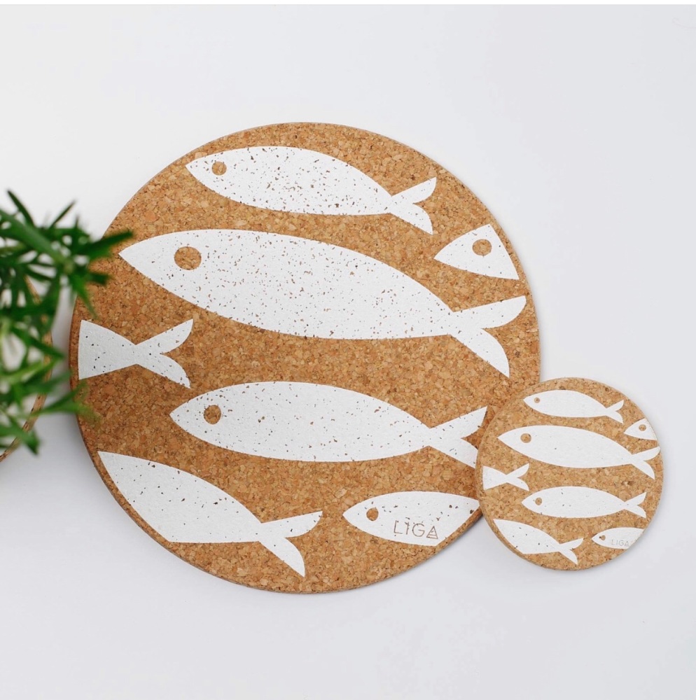 Printed Cork Table Mats And Coasters