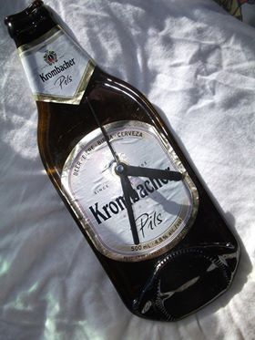 Krombacher Bottle Clock