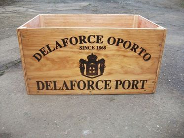 Portuguese Delaforce Wooden Wine Box