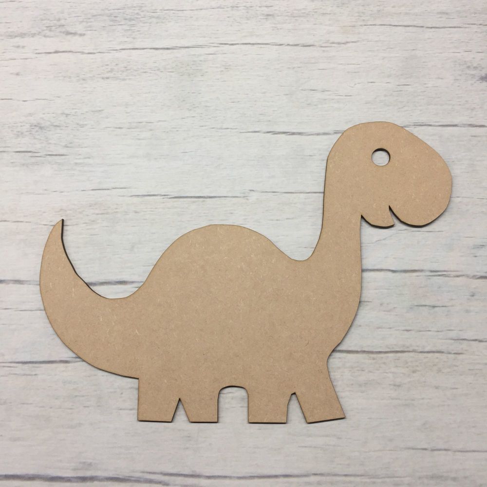Wooden MDF baby dinosaur craft shape