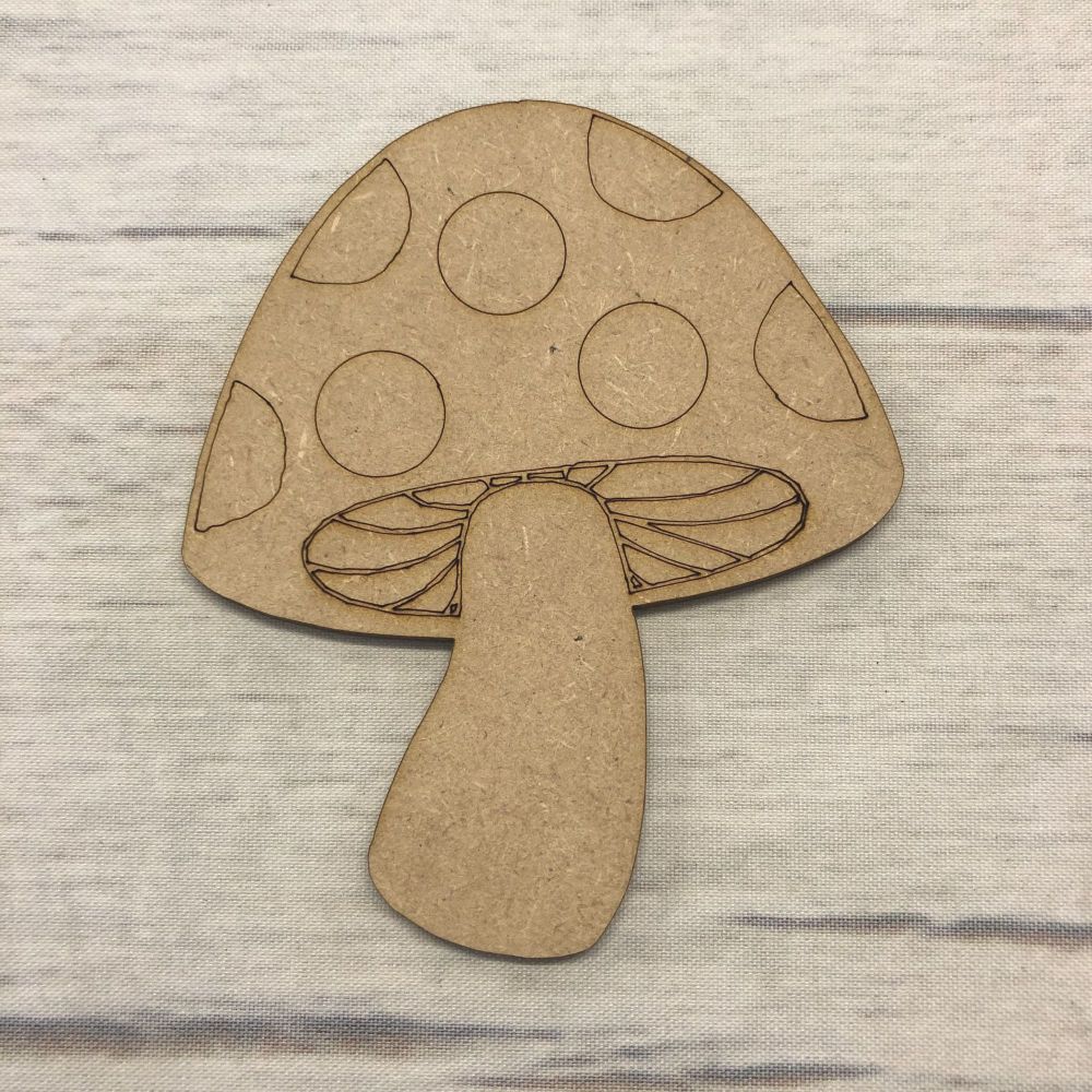 Mushroom - engraved