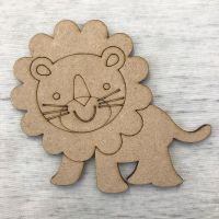 Lion - engraved