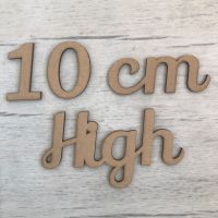 10cm high (2mm thick)