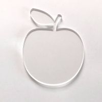 Clear Acrylic Apple