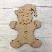 Gingerbread Lady - engraved