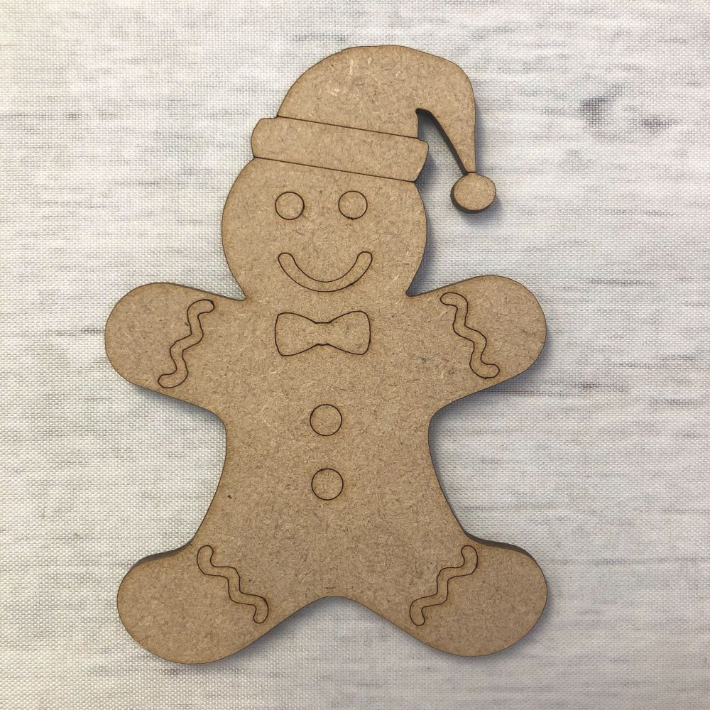 Gingerbread Man - engraved