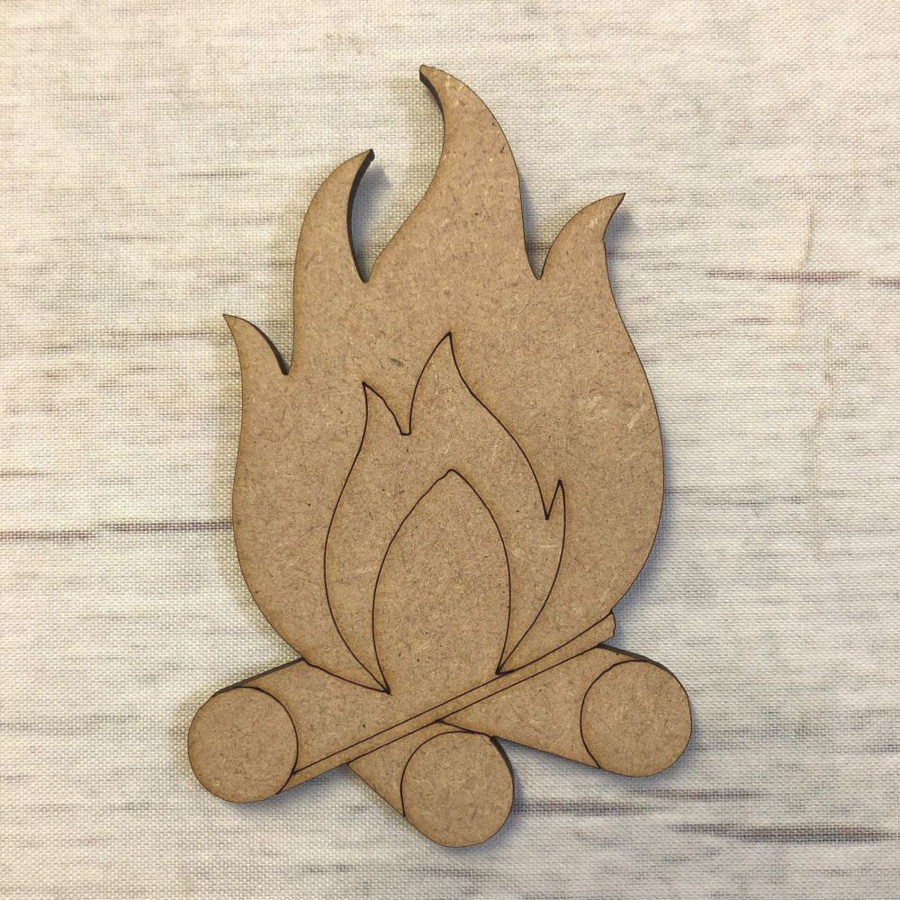 Camp Fire - engraved