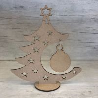 Christmas Tree with bauble - freestanding