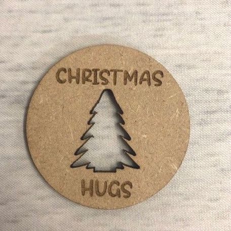 Christmas Pocket Hug - Engraved