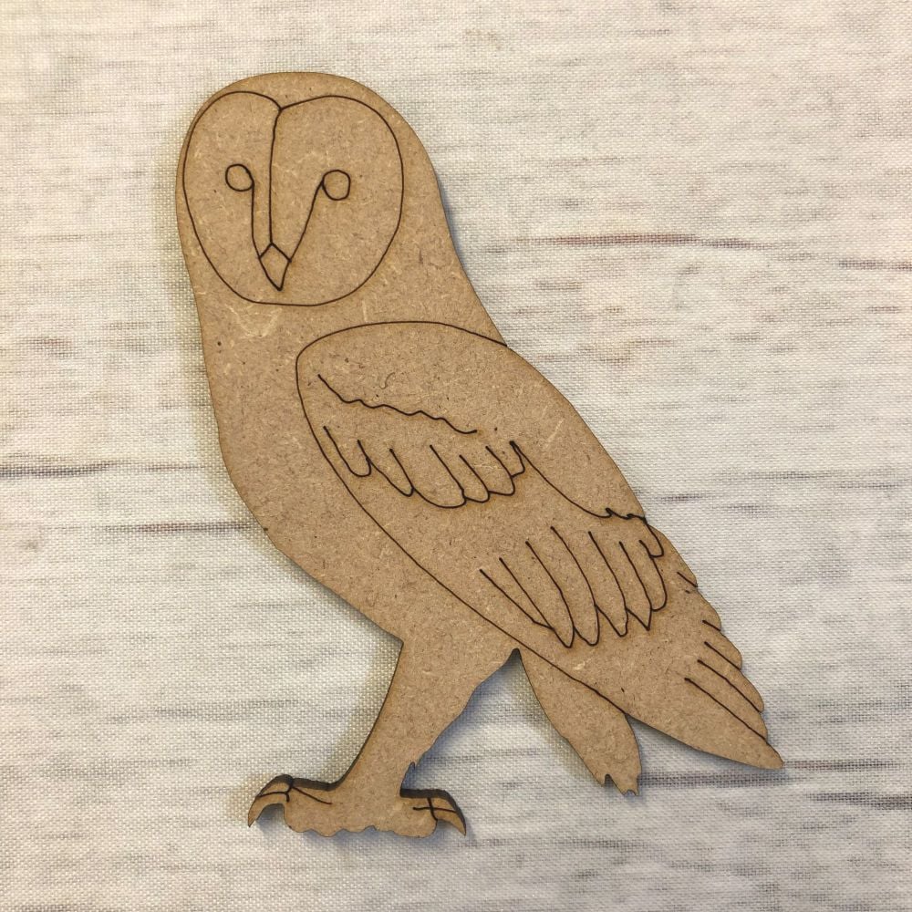 Owl 2 - engraved