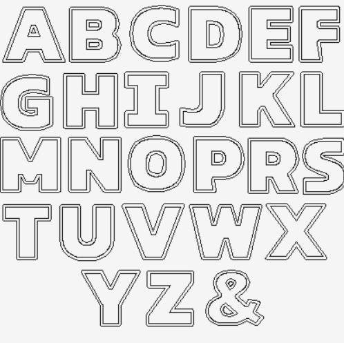 Fillable Letters (Freestanding)