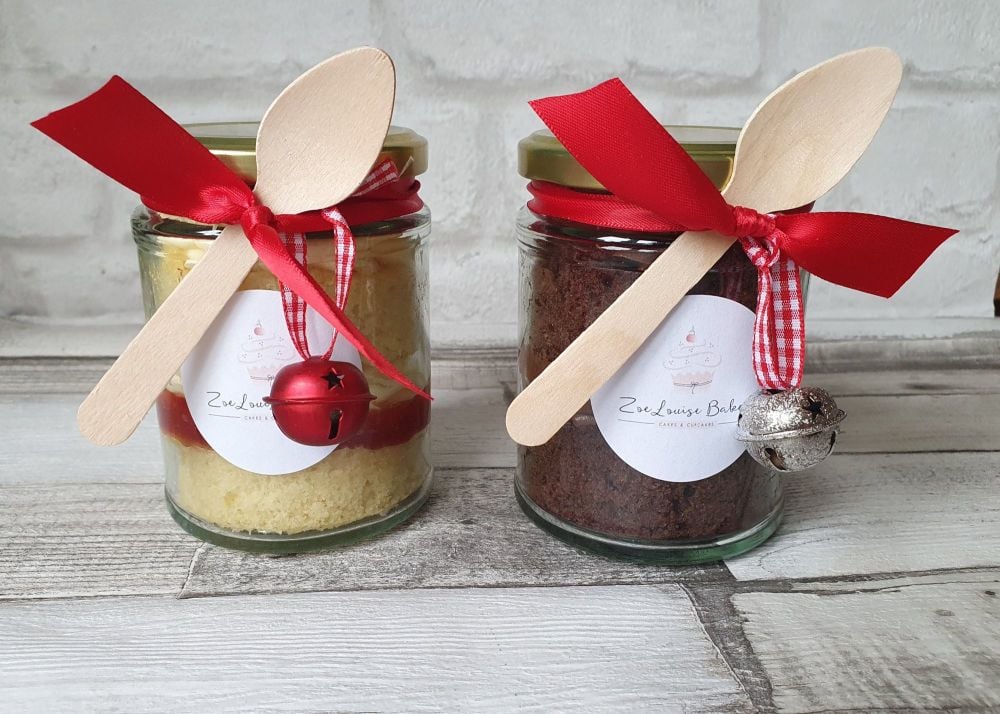 Festive Cake Jar