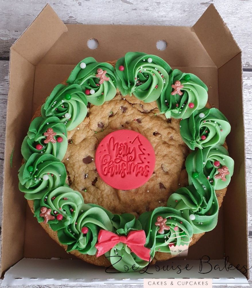 Giant Festive Cookie Wreath
