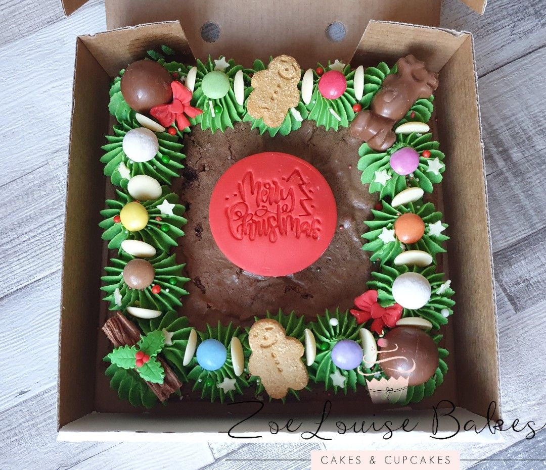 Loaded Christmas Brownie 