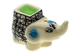 Ceramic Elephant Incense HolderIncense Holder