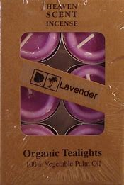 Organic T-Lights ~ Lavender 