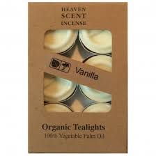 Organic T-Lights ~ Vanilla 