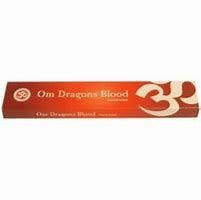 Om - Dragon’s Blood Incense has a slightly perfumed scent