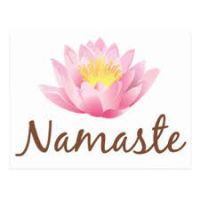 lotus and namaste