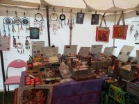 stall in tent