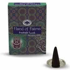 Green Tree - Hand of Fatima Incense - CONES
