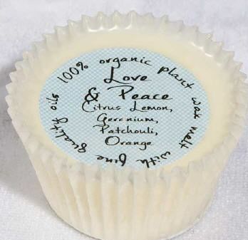 Cupcake Wax Melt ~ Love & Peace