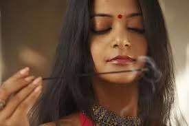 Indian with Incense