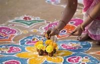 flowers and floor decoration