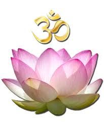 Lotus with Om above