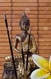 IMAGE - Buddha with champa flower and incense 2022
