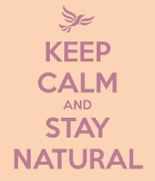 SIGNAGE - KEEP CALM stay natural 2022