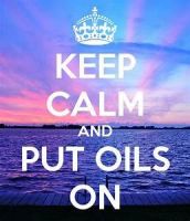 SIGNAGE - keep calm put oil on 2022