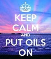 SIGNAGE - keep calm put oil on 2022