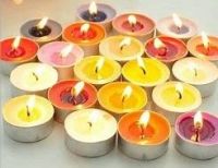 WAX-- mixed scented organic t-lights 2022