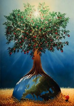 BRAND - GREEN TREE - KABBALAH - TREE OF LIFE X3 2022