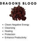 2024 multi ingredients for smudging X3 - dragon blood