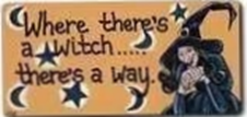 *Fridge Magnets - WP-5 - Where’s there’s a witch