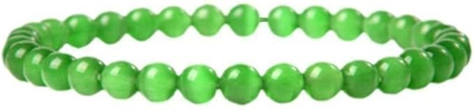 CRY/BL/1- Natural Chalcedony Green Jades Bracelet