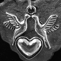 STD/P/6 - “Love Birds” Charms Pendant Charm