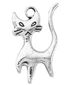 STD/ER/2 - 925 Sterling Silver “CAT with whiskers” Earrings