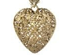 STD/G/NL/2 - Gold Wire Heart shaped Cage Necklace