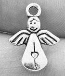 STD/ER/8 - Cute Angel with delicate design Sterling Silver Earrings.