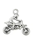 STD/ MBP/D1/CHARM - Motorbike With Rider Charm