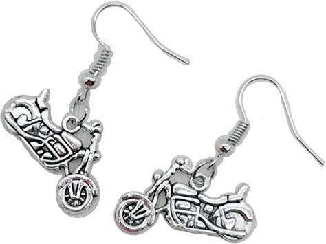 STD/MBP/B1/Earring - Double Sided Harley Davidson Motorbike Earring