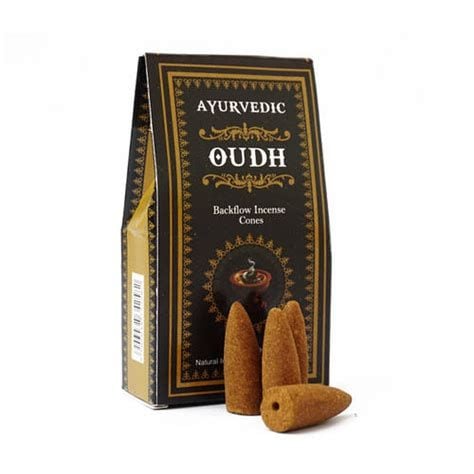 Ayurvedic Masala Backflow Incense Cones ~ Oudh