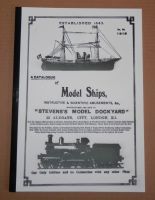 REMASTERED 1919 STEVENS MODEL DOCKYARD CATALOGUE.. BOATS, SHIPS & FITTINGS