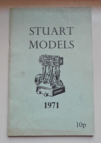 STUART MODELS LIVE STEAM ENGINE 1971 CATALOGUE & PRICE LIST
